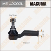 Наконечник рулевой MASUMA ME-U2002L D0KYU J 1440256181