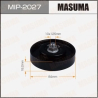 Ролик натяжителя приводного ремня MASUMA 1440256249 MIP-2027 S9 1VF