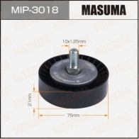Ролик натяжителя ремня привода навесного оборудования MASUMA 46 TGVW 1440256258 MIP-3018