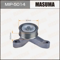 Ролик обводной приводного ремня MASUMA MIP-5014 1440256261 H9Q7 P7N