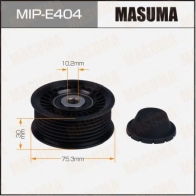 Ролик обводной приводного ремня MASUMA 0D3 MFIU MIP-E404 Renault Sandero 2 (B8) 2012 – 2020