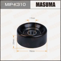 Ролик обводной приводного ремня MASUMA NHMQ2 F MIP-K310 Hyundai H1 Starex