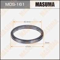 Кольцо уплотнительное глушителя 40х47 MASUMA G6 G944J 1440256344 MOS-161