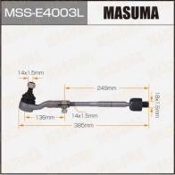 Тяга рулевая (комплект) MASUMA V7G 5NJY 1440256384 MSS-E4003L