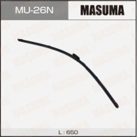 Щетка стеклоочистителя 26' (650мм) бескаркасная, крепление VATL 5.1 MASUMA MU-26N 0J B1SD 1440256429