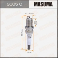 Свеча зажигания никелевая BKR5E-11(6953) MASUMA S005C Mazda 2 (DE) 3 Хэтчбек 1.3 MZR 84 л.с. 2010 – 2015 DUN 3Z