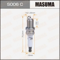 Свеча зажигания никелевая BKR6E-11(2756) MASUMA Mazda 323 (BJ) 6 Седан 1.6 95 л.с. 2001 – 2004 IYO E89 S006C