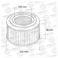 Фильтр воздушный AVANTECH 1420571422 AF0402 8IUJXM 7