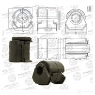 Сайлентблок переднего нижнего рычага задний (кратность 1 шт) AVANTECH ASB0210 1439705839 6 6WTKFU