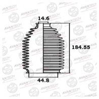 Пыльник рулевой системы AVANTECH BS0106 1439707554 J5 0AK