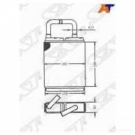 Радиатор отопителя салона MAZDA MPV LV# 90-99 SAT ST-MZ81-395-0 1440528499 R H8EX6S