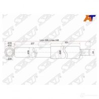 Амортизатор задний MMC CANTER 87- FE1#/FE3#/FE425/FB# LH=RH SAT 1422812736 ST-MB161496 PY 3UG