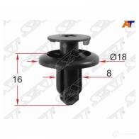 Клипса крепежная HYUNDAI/KIA (1 шт.) SAT BLQ4 MQM ST-M12410 1440521583