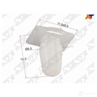 Клипса порога BMW (1 шт.) SAT 1440511989 ST-M11201 I9I 1PJ