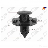 Клипса защиты бампера NISSAN/MITSUBISHI/HONDA (1 шт.) SAT LS RC2 ST-KJ-826 1440530926