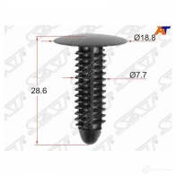 Клипса обшивки GM (1 шт.) SAT VDR 0JED ST-KE-257 1440517355