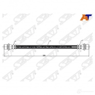 Шланг тормозной передний (Таиланд) TOYOTA LAND CRUISER PRADO 120 02-/150 09-/SURF/FJ CRUISER 02- SAT RGWLD Q 1422822480 ST-90947-02D35