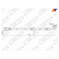 Шланг тормозной передний (Таиланд) HONDA FIT/JAZZ II 2008-2013 LH