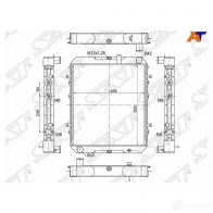 Радиатор MAZDA TITAN 89- XA SAT MZ0087 B Q1V0B 1422810752