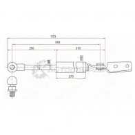 Амортизатор задней двери SUBARU FORESTER 02-08 слева SAT ST63269SA010 1422820554 VX R3SM