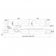 Амортизатор задний NISSAN AD/WINGROAD 96-05 2WD слева=справа SAT ST56210WD025 1422817038 5X JNMHH