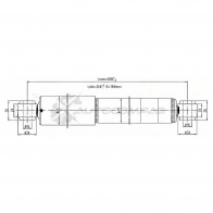 Амортизатор задний NISSAN ATLAS/CONDOR (F22,F23) 87-07 слева=справа SAT 7PF2 AU ST56210T6226 1422817676