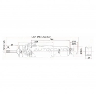 Амортизатор задний Toyota CARINA/CORONA/COROLLA/SPRINTER 87-02 слева=справа SAT 1422828227 M KQBZ ST4853180181