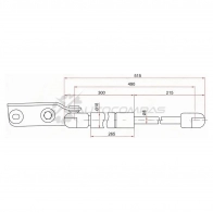 Амортизатор крышки багажника NISSAN AD/WINGROAD Y11 99-05 слева SAT 5 OWJKS 1422815514 ST90453WD000