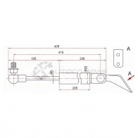 Амортизатор крышки багажника NISSAN TIIDA C11 04-14 слева SAT 1422815529 ST90451EL000 X8SK F0