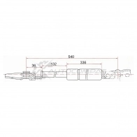 Амортизатор крышки багажника Toyota NADIA N1 98-03 слева SAT LN 47N4D 1422823227 ST6896044040