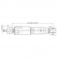 Амортизатор передний Toyota LAND CRUISER 100 98-07 слева=справа SAT 1422828241 8 U0Q4 ST4851169545