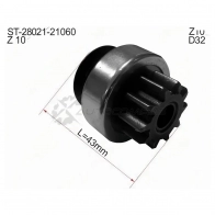 Бендикс Toyota LAND CRUISER 200/COROLLA/MARK X 04- 2GRFSE/1GR/1ZZ SAT 9CXZ 2V 1422830786 ST2802121060