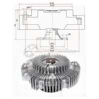 Вискомуфта 1TR dyna/toyoace TRY220,23,281/hiace TRH102,112,12 SAT 1422825447 ST1621075090 PU6W 6