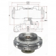 Вискомуфта MITSUBISHI FUSO 6D17 94 SAT STME075013 1422814242 D 9O9M