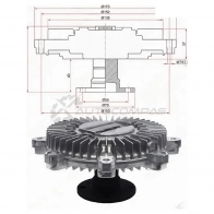 Вискомуфта Mitsubishi PAJERO V43/23, MONTERO 6G72 SAT CTD SZ STMD142419 1422813330