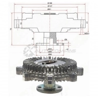 Вискомуфта SUZUKI ESCUDO/VITARA J20A/H25A SAT ST1712077E03 YKE5PG 9 1422821135