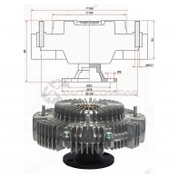 Вискомуфта Toyota LAND CRUISER 80,100 1F 92 SAT XR FA3BY 1422822358 ST1621066020