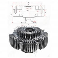 Вискомуфта Toyota LAND CRUISER,COASTER 1HZ/2H SAT T R4OIP 1422825442 ST1621068030