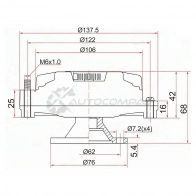 Вискомуфта Toyota MARKII,SUPRA,CROWN 1G-FE 92 SAT O 81LS 1422822360 ST1621070040