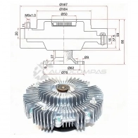 Вискомуфта Toyota TOWNACE,LITEACE 3C-TE SAT 1422825458 ST1621064050 I GOGZ