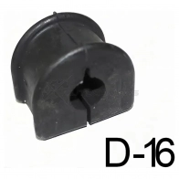 Втулка заднего стабилизатора D=16 AUDI A6/AVANT 05-11/A8 02-10