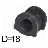 Втулка переднего стабилизатора D=18 MITSUBISHI LANCER/MIRAGE 95-03 SAT J2 5TZY STMR403082 1422814506