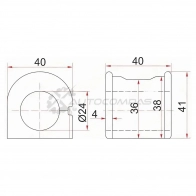 Втулка переднего стабилизатора D=24 Toyota FUN CARGO 99 SAT RRMH 28 ST4881552040 1422823333