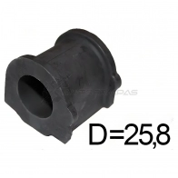 Втулка переднего стабилизатора D=25.8 MITSUBISHI COLT 04-12 SAT STMR539476 T WNUZ50 1422814519