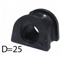 Втулка стабилизатора задняя D=25 Mitsubishi DELICA 94-04 SAT 1422812673 ZWNXDZ N STMR267685