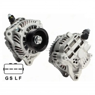 Генератор Mitsubishi ECLIPSE/GALANT DJ/LANCER CS7/OUTLANDER CU5W 2.4 07-08 4G69 12V 120A