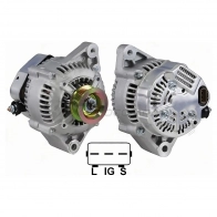 Генератор Toyota CORONA/CALDINA/CAMRY/VISTA 1.8 92-98/IPSUM 2.0 96-01/RAV4 2.0 94-00 3/4/5SFE 12V 80A SAT 1422830729 3R DTM ST2706074410