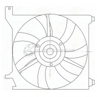 Диффузор радиатора в сборе KIA CERATO/FORTE 1.6/2.0 04-09