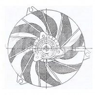Диффузор радиатора в сборе PEUGEOT 206 98-05