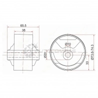 Картридж подушки двигателя задний Toyota CORSA/TERCEL/CYNOS/COROLLA 2 94-99/RAUM 97-03